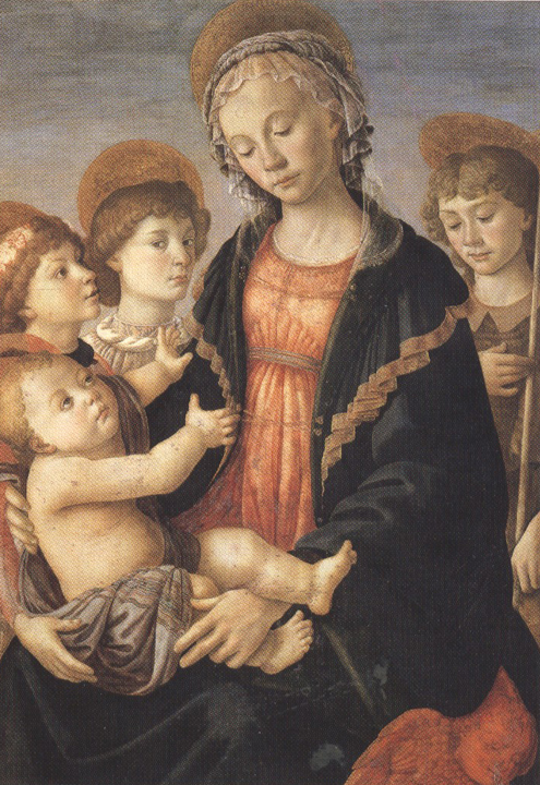 Madonna and Child with St John and two Saints (mk36)